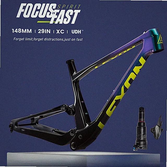 29" Carbon Integrated Suspenion Boost MTB Frame Trail Trunnion Bike Frame Shock