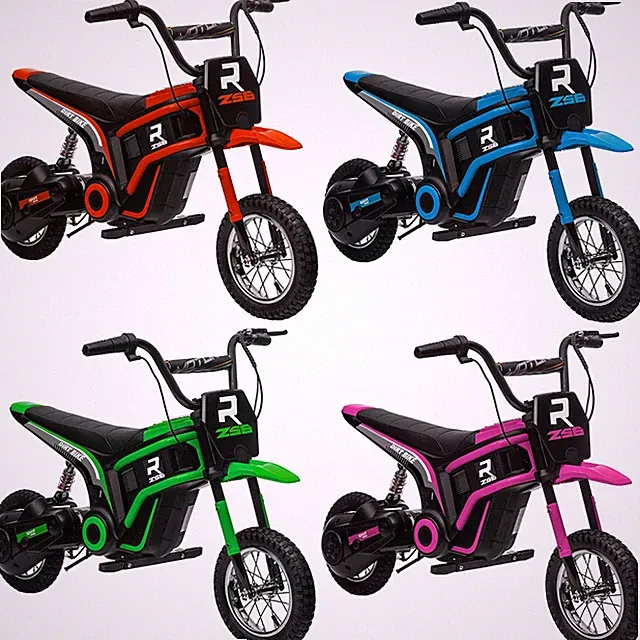 Aosom 24V 350W Electric Dirt Bike Up to 15 MPH w/ Twist Grip Throttle