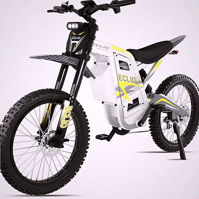 ECLIO Peak 5500W 40MPH Electric Motorcycle 60V 32Ah Fat Tires Off-Road E-Bike