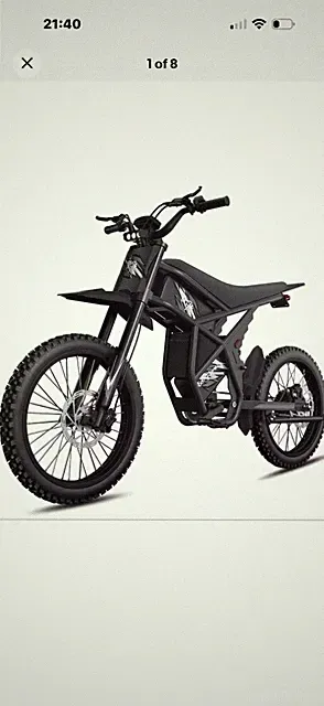 GT73 Electric Dirt Bike adults, Teens , 2400W 48V 37MPH, 25” Tires, UL 2849