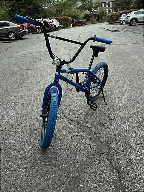 Used Blue Bmx Bike, Perfect Condition
